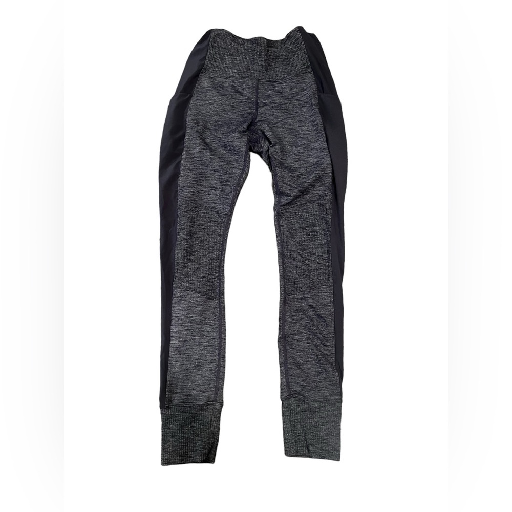 Athleta Excursion Hybrid Tights Gray Heather Sz XS